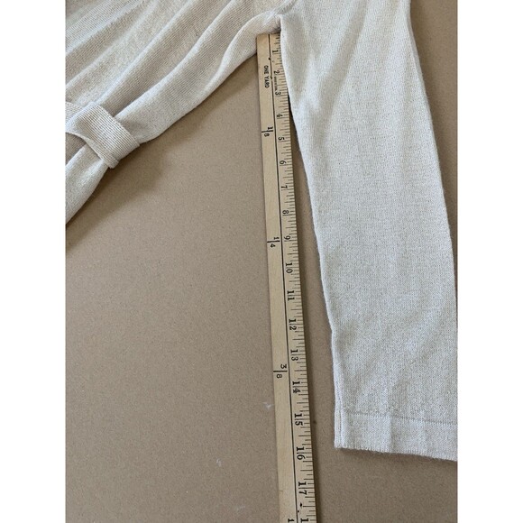 Viva Terra Alpaca Wool Blend Open Front Cardigan - Size Medium - Picture 8 of 8